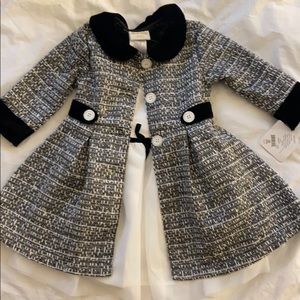 NWT Baby Girl Dress and Winter Coat